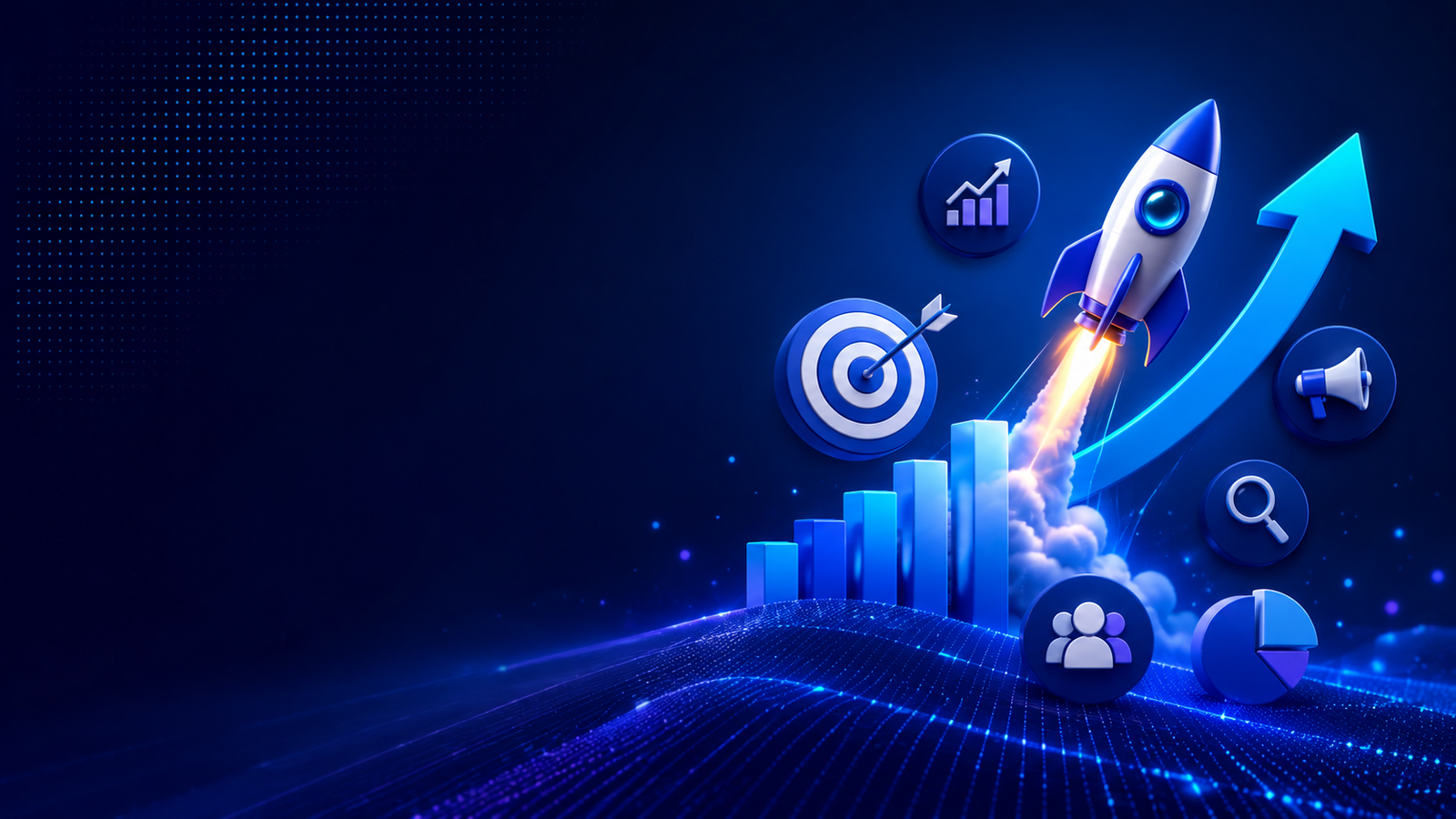 Digital Growth Success Concept Banner